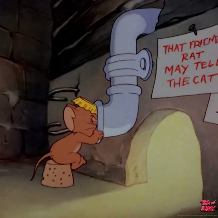 『勝利は我に』（原題: The Yankee Doodle Mouse）ワンシーン